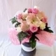 bouquet roselline bianche