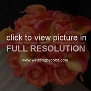 bouquet di rose arancioni