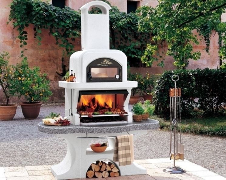 Il barbecue in cemento refrattario - giardinaggio - Il barbecue in cemento  refrattario