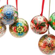 palline di natale decupage