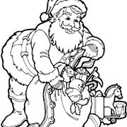 colorare babbo natale-10